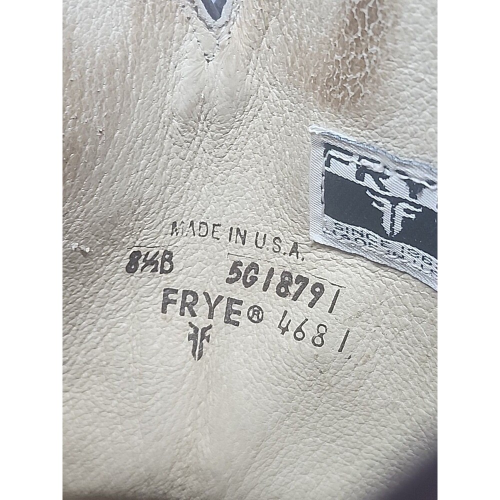 Frye Brown Leather western  Boots Women 8.5B  5G18791  4681 - Picture 7 of 8